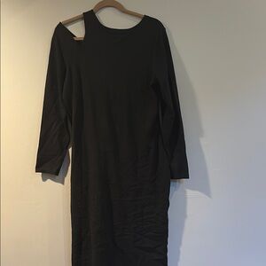 Chic Black Long Sleeve Dress